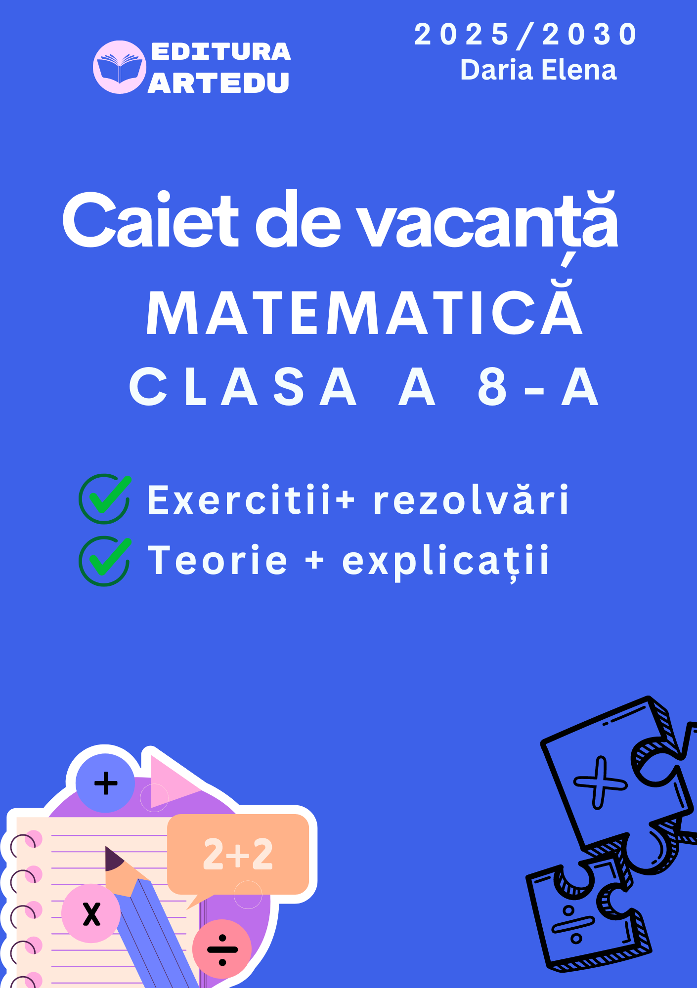 Caiet de vacanta Matematica Clasa a 8-a